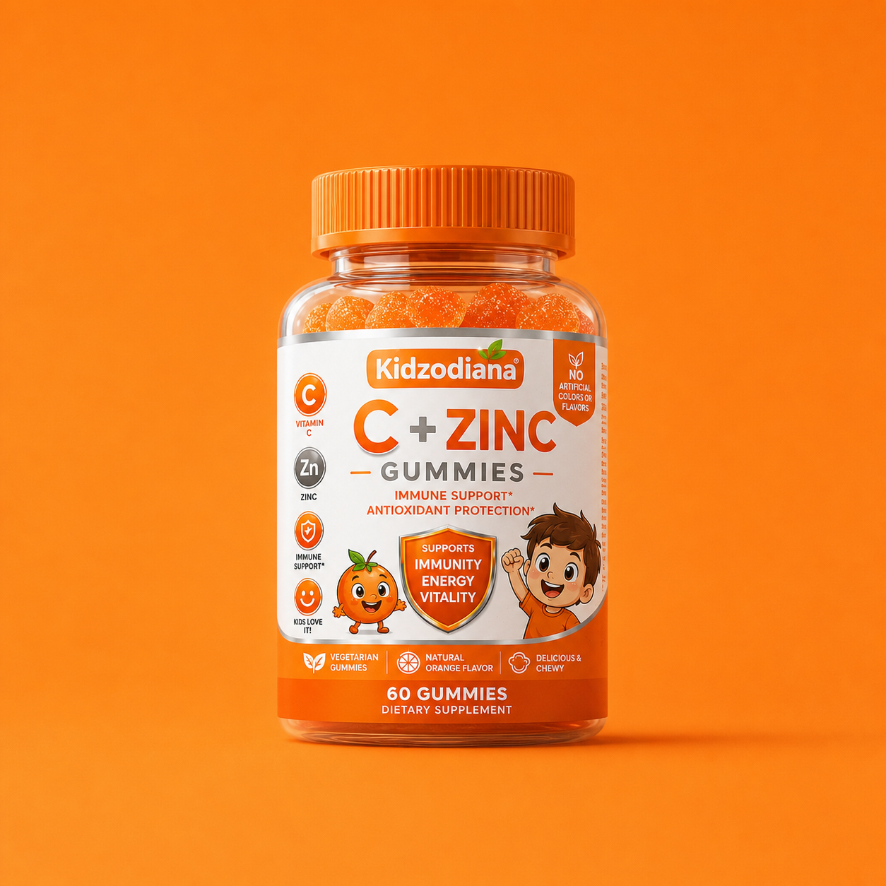 kidsodiana gummies vitamin c -zinc